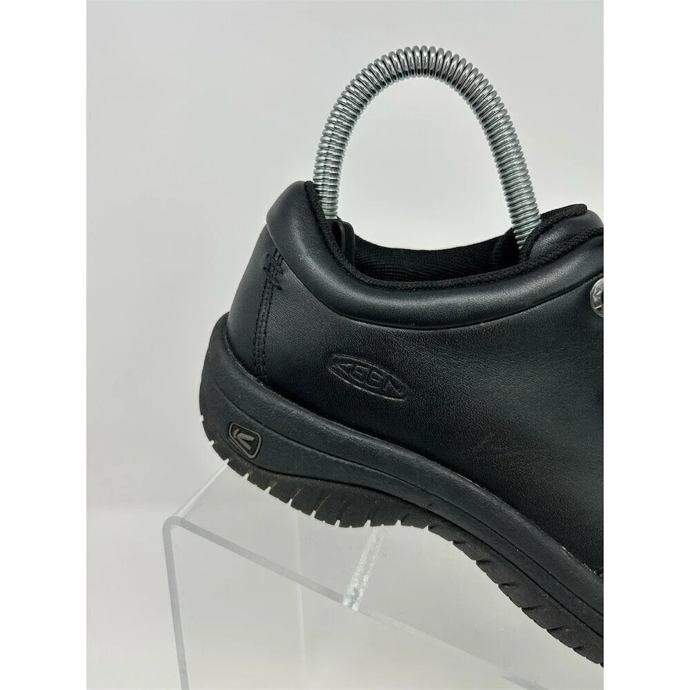 KEEN Utility PTC Oxford Womens Work Shoes Black Slip Resistant Lace Up Size 6.5